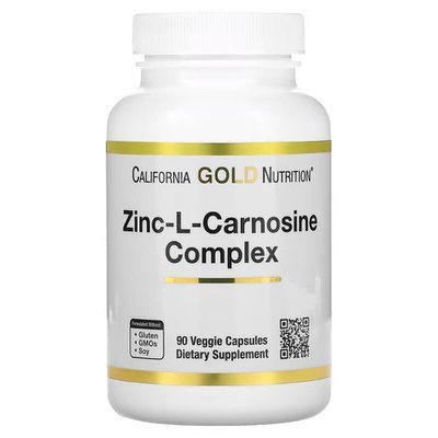 California Gold Nutrition Zinc-L-Carnosine 90 капсул 01929 фото