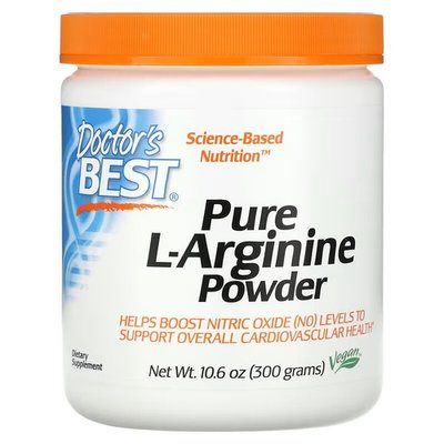 Doctor's Best Pure L-Arginine Powder 300 g DRB-0374 фото