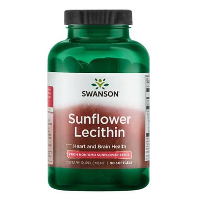 Swanson Sunflower Lecithin 1200 мг 90 капсул 1702 фото