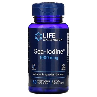 Life Extension Sea-Iodine 1,000 mcg 60 капсул LEX-17406 фото