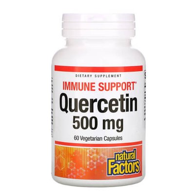 Natural Factors Quercetin 500 mg 60 капсул NFS-1390 фото