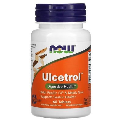 NOW Ulcetrol 60 таблеток NOW-03345 фото