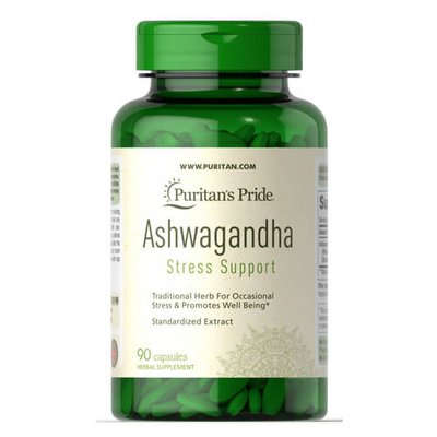 Puritan's Pride Ashwagandha Root Extract 750 mg 90 капсул 1504 фото