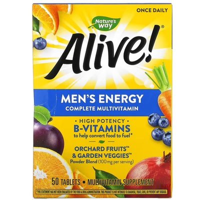 Nature's Way Alive! Men's Energy Complete Multivitamin 50 таблеток NWY-13660 фото