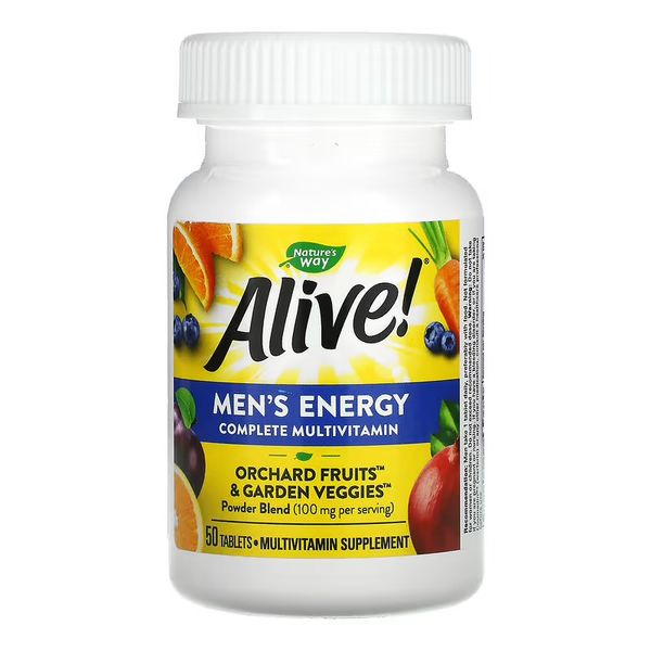 Nature's Way Alive! Men's Energy Complete Multivitamin 50 таблеток NWY-13660 фото