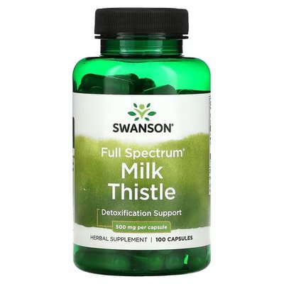 Swanson Milk Thistle 500 mg 100 капсул SWV-01966 фото