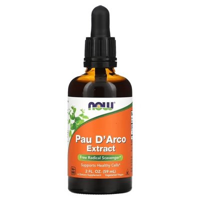 NOW Pau D'Arco Extract 59 ml NOW-04910 фото