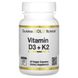 California Gold Nutrition Vitamin D3 + K2 60 капсул CGN-02332 фото 1