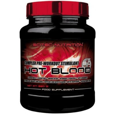 Scitec Hot Blood 3.0 820 грам, Фруктовий пунш 521-1 фото