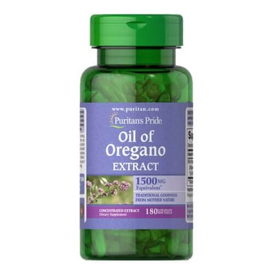 Puritan's Pride Oil of Oregano Extract 150 mg 180 капс 71258 фото
