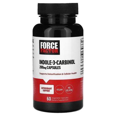 Force Factor Indole-3-Carbinol 200 mg 60 капсул FOA-66103 фото