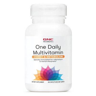 GNC Women's One Daily Multivitamin Energy & Metabolism 60 табл 1300 фото