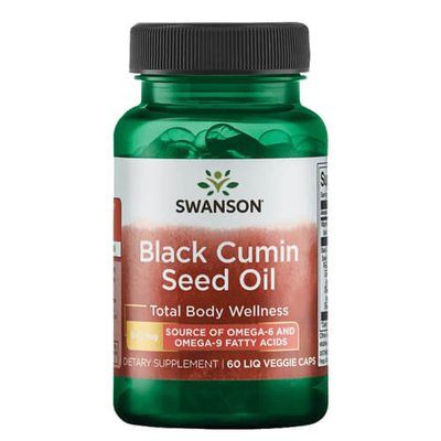Swanson Black Cumin Seed Oil 500 mg 60 капс 1320 фото