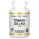California Gold Nutrition Vitamin D3 + K2 180 капсул CGN-02333 фото 1
