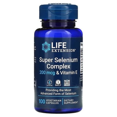 Life Extension Super Selenium Complex & Vitamin E 100 капсул LEX-17781 фото