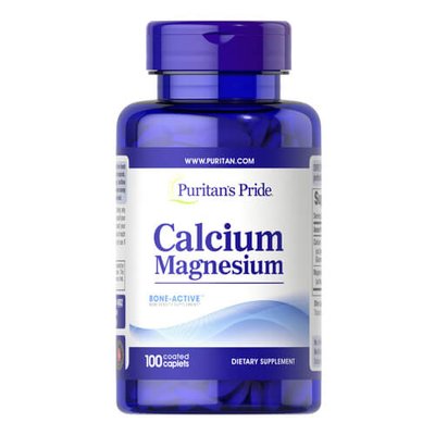 Puritan's Pride Calcium Magnesium 100 табл 1301 фото