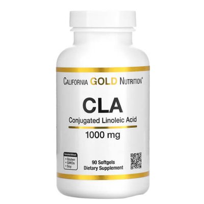 California Gold Nutrition CLA 1000 mg 90 капсул 1841 фото