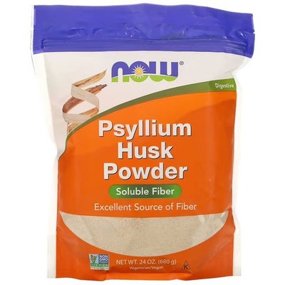 NOW Psyllium Husk Powder 680 грам NOW-05978 фото