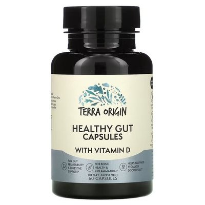 Terra Origin Healthy Gut Capsules with Vitamin D 60 капсул TEO-00728 фото