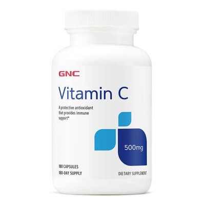GNC Vitamin C 500mg 180 капс 1140 фото