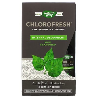 Nature's Way Chlorophyll Drops Mint 59 ml NWY-10008 фото