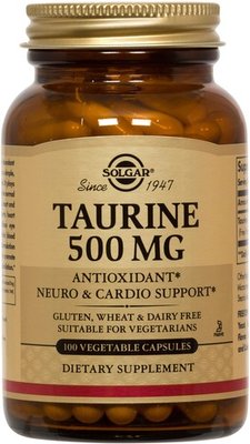 Solgar Taurine 500 мг 100 капсул SOL-2701 фото