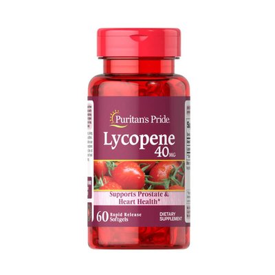 Puritan's Pride Lycopene 40 mg 60 капсул 18480 фото