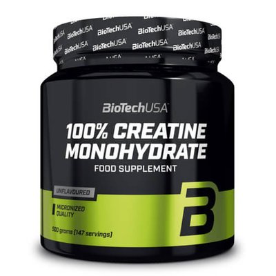 Biotech USA 100% Creatine Monohydrate 500 грам 222-1 фото
