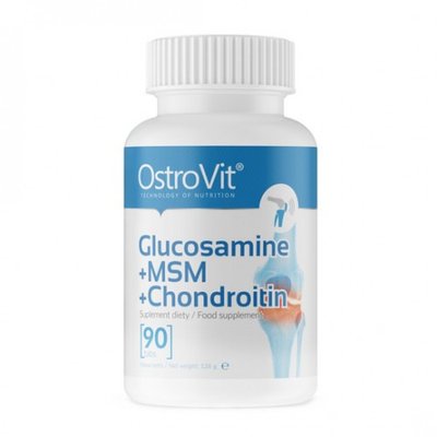 OstroVit Glucosamine+MSM+Chondroitin 90 таб 0351 фото