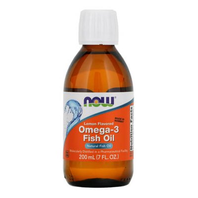 NOW Omega-3 Fish Oil 200 ml 1787 фото