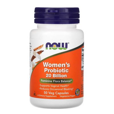 NOW Womens Probiotic 20 Billion 50 капсул 1399 фото