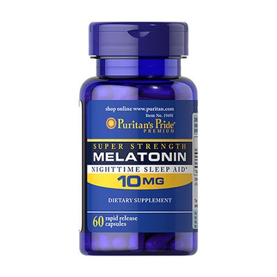 Puritan's Pride Melatonin 10 mg 60 капсул 019491 фото