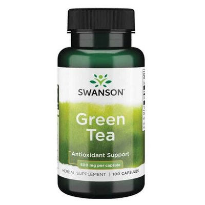 Swanson Green Tea 500 mg 100 капс 1122 фото