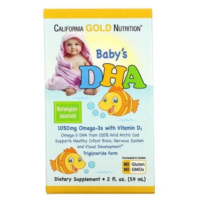 California Gold Nutrition Baby's DHA Omega-3 with Vitamin D3 59 ml CGN-00871 фото