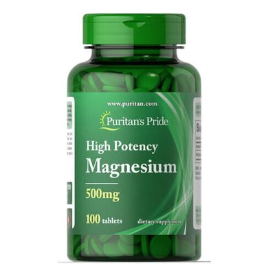 Puritan's Pride Magnesium 500 mg 100 табл 05535 фото