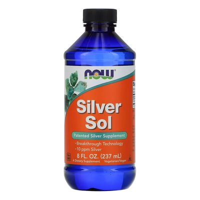 NOW Silver Sol 237 ml NOW-01408 фото