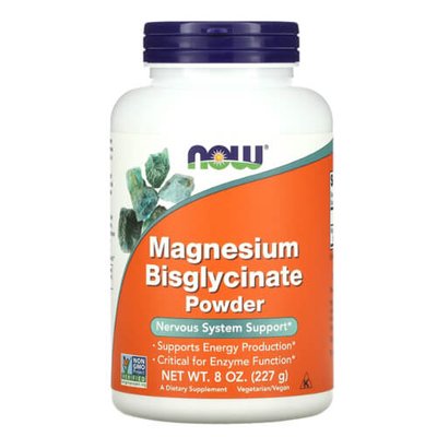 NOW Foods Magnesium Bisglycinate 227 грам 01532 фото