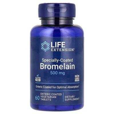 Life Extension Bromelain 500 mg 60 таблеток LEX-12036 фото