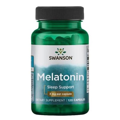 Swanson Melatonin 3 mg 120 капсул 012360 фото