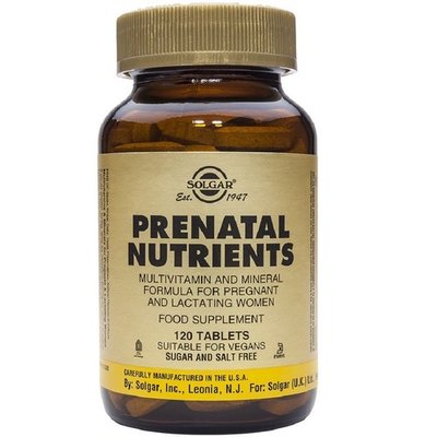 Solgar Prenatal Multivitamin & Mineral 120 таблеток SOL-2272 фото