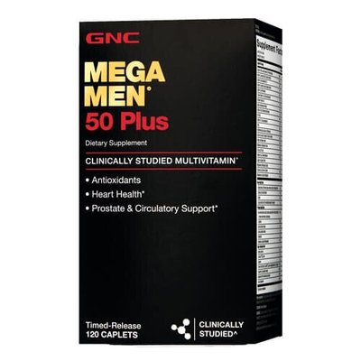 GNC Mega Men 50 Plus 60 табл 965 фото