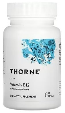 Thorne Vitamin B12 (as Methylcobalamin) 60 капс. THR-12502 фото