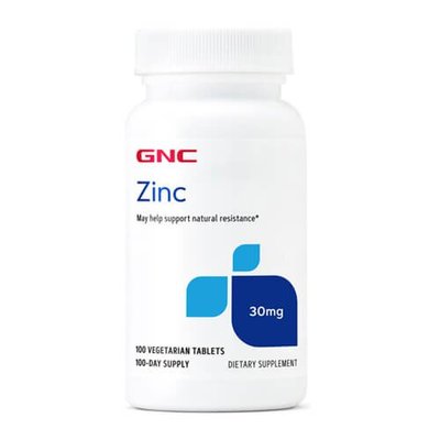 GNC Zinc 30 mg 100 табл 1151 фото