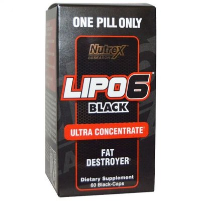 Lipo 6 Black Ultra Concentrate 60 капсул 0183 фото