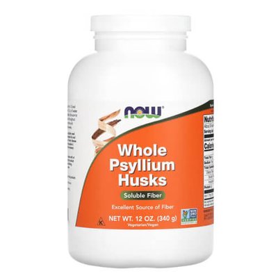 NOW Whole Psyllium Husk 340 грам NOW-005980 фото
