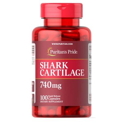 Puritan's Pride Shark Cartilage 740 mg 100 капс 791 фото