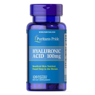 Puritan's Pride Hyaluronic Acid 100 mg 120 капс 975 фото