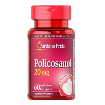 Puritan's Pride Policosanol 20 mg 60 капсул 50094 фото