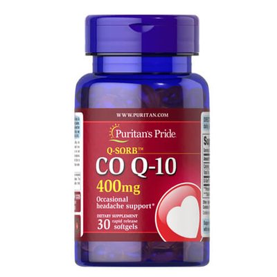 Puritan's Pride Co Q-10 400 mg 30 капсул 13335 фото