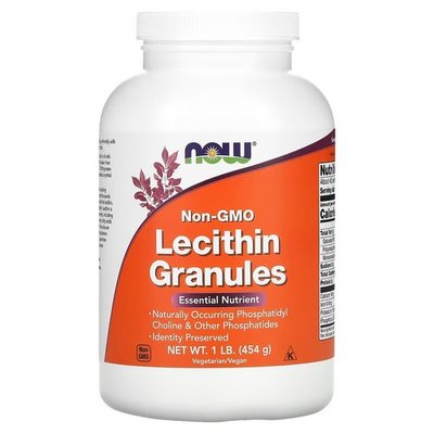 NOW Lecithin Granules 454 g 2082 фото